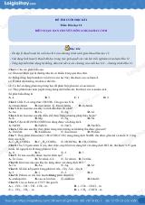 Đề thi học kì 1 Hóa 12 - Đề số 6